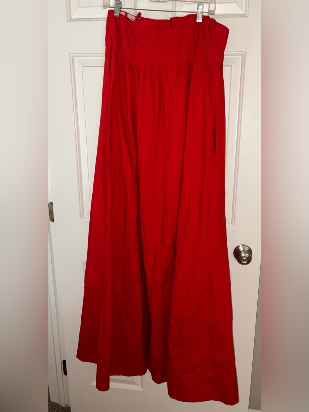 NWT J Crew Strapless Cotton Maxi Dress Sz 8 - Picture 8 of 10